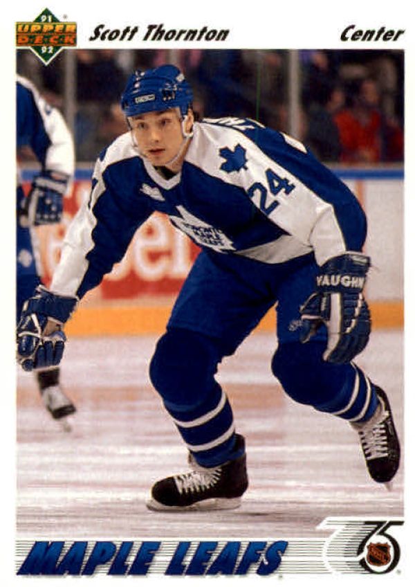 NHL 1991-92 Upper Deck - No. 353 - Scott Thornton
