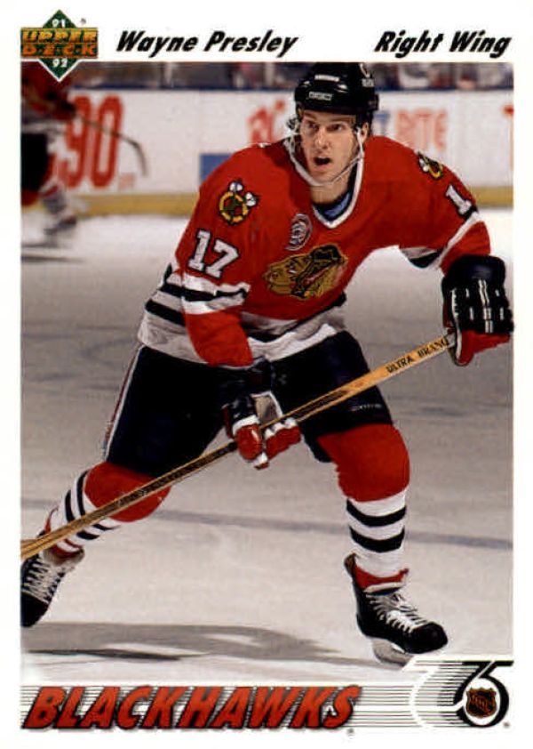 NHL 1991-92 Upper Deck - No. 371 - Wayne Presley