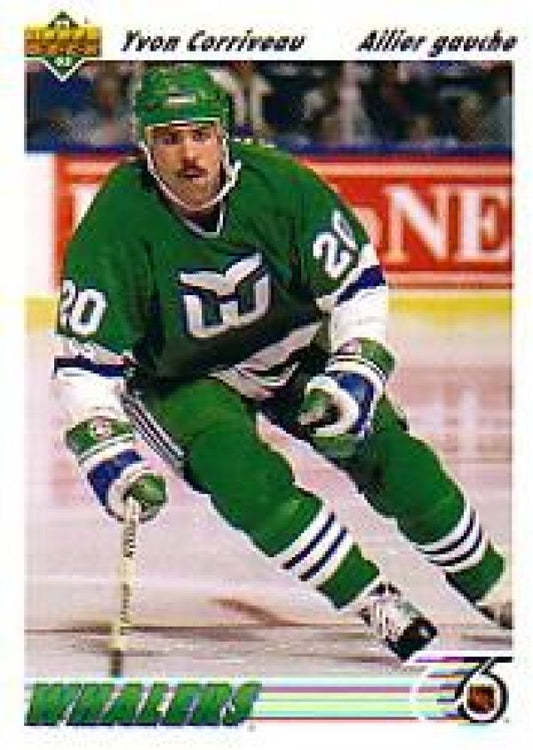 NHL 1991-92 Upper Deck French - No 407 - Yvon Corriveau