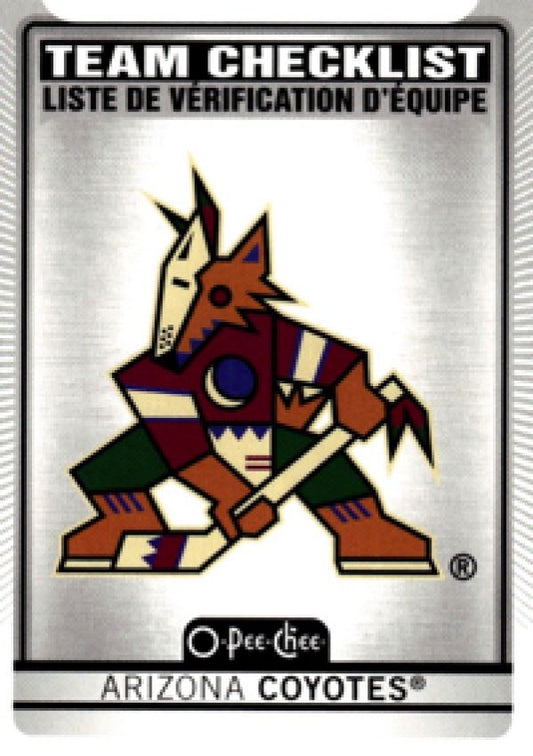 NHL 2021-22 O-Pee-Chee - No 552 - Logo Arizona Coyotes