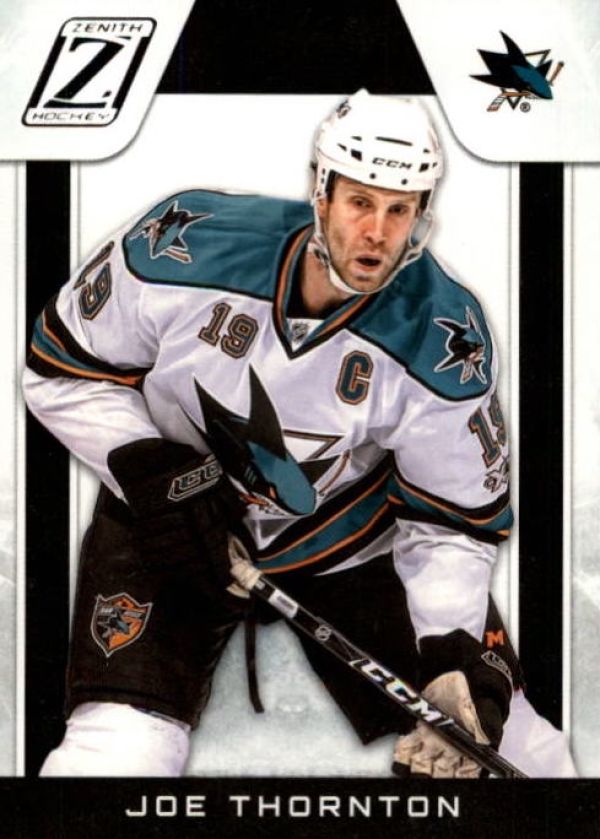 NHL 2010-11 Zenith - No 4 - Joe Thornton