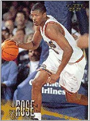NBA 1996-97 Fleer - No 28 - Jalen Rose