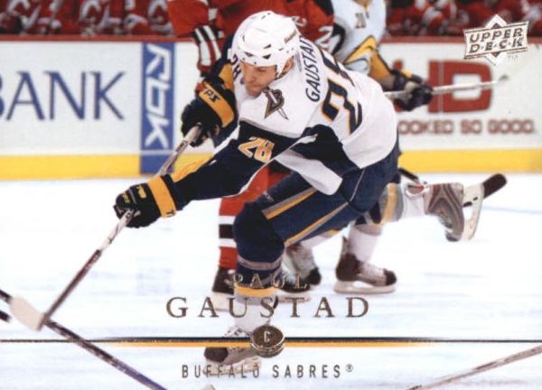 NHL 2008-09 Upper Deck - No 277 - Paul Gaustad