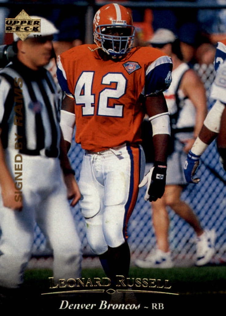 NFL 1995 Upper Deck - No. 250 - Leonard Russell