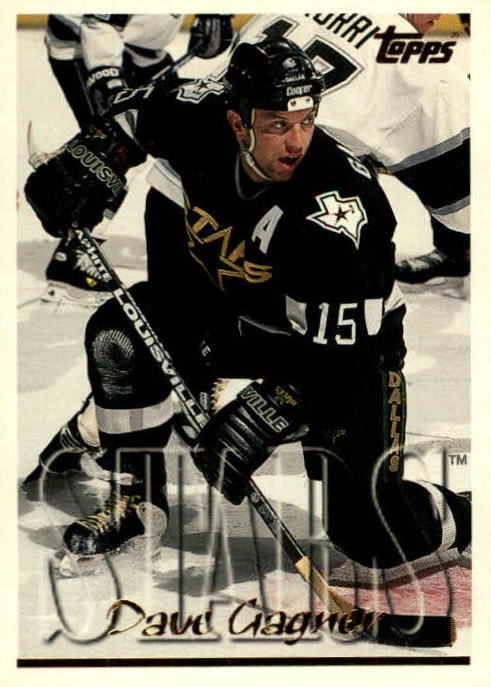 NHL 1995/96 Topps - No. 254 - Dave Gagner