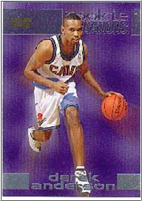 NBA 1997 / 98 Fleer Rookie Sensations - No 1 of 10 RS - Derek Anderson
