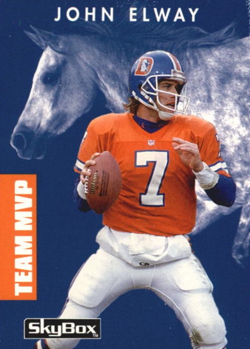 NFL 1992 SkyBox Prime Time - No 257 - John Elway