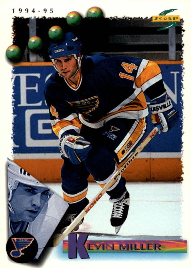 NHL 1994 / 95 Score - No 25 - Kevin Miller