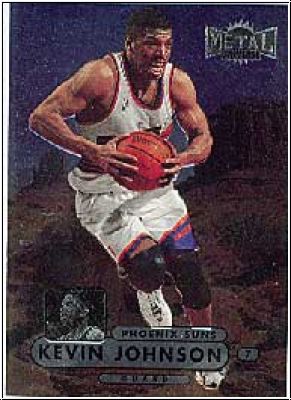 NBA 1997-98 Metal Universe Championship - No. 42 - Kevin Johnson