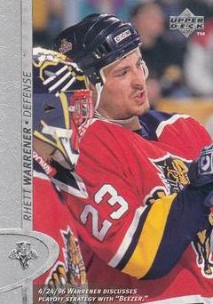 NHL 1996 / 97 Upper Deck - No 266 - Rhett Warrener