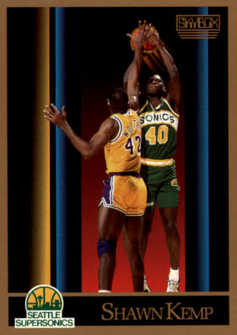 NBA 1990-91 SkyBox - No 268 - Shawn Kemp