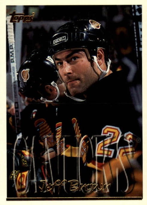 NHL 1995/96 Topps - No. 268 - Jeff Brown