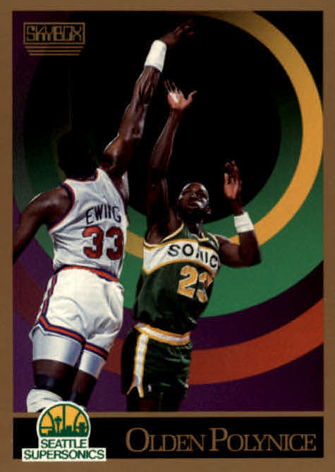 NBA 1990-91 SkyBox - No 272 - Olden Polynice