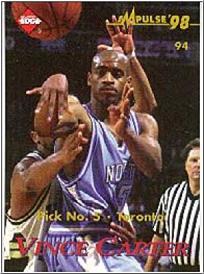 NBA 1998 Collector's Edge Impulse - No 94 - Vince Carter
