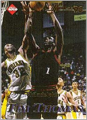 NBA 1998 Collector's Edge Impulse Parallel - No 90 - Tim Thomas / Ricky Davis