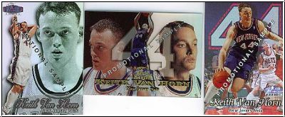 NBA 1998 / 99 Flair Showcase Row 1, 2, 3 - Keith van Horn