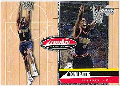NBA 1998 Upper Deck Hardcourt - No. 75 - Tony Battie