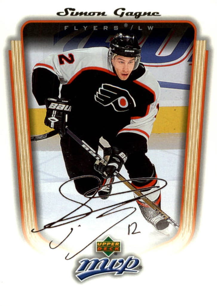 NHL 2005-06 Upper Deck MVP - No. 279 - Simon Gagne