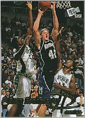 NBA 1999 Press Pass Gold Zone - No. 27 - Evan Eschmeyer