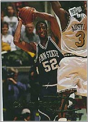 NBA 1999 Press Pass Gold Zone - No. 28 - Calvin Booth