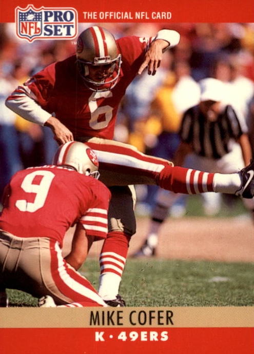 NFL 1991 ProSet - No 286 - Mike Cofer