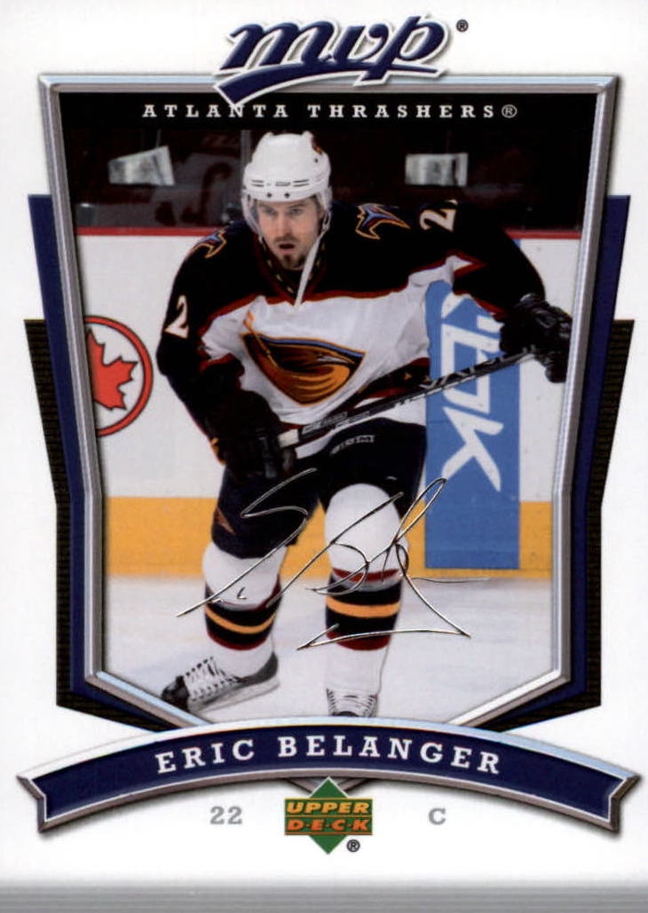 NHL 2007-08 Upper Deck MVP - No 288 - Eric Belanger