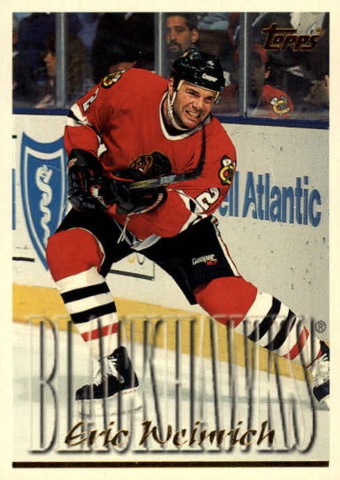 NHL 1995/96 Topps - No. 289 - Eric Weinrich