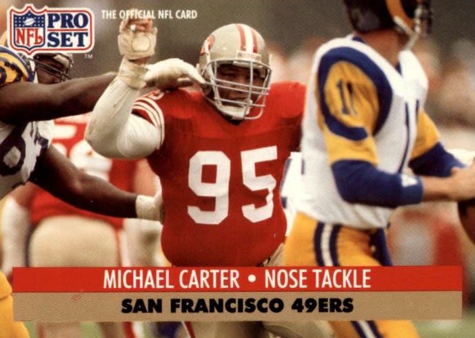 NFL 1991 ProSet - No 290 - Michael Carter