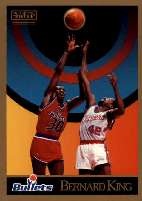 NBA 1990-91 SkyBox - No 291 - Bernard King