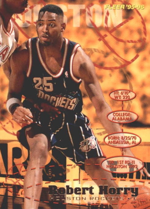 NBA 1995-96 Fleer European - No 292 - Robert Horry