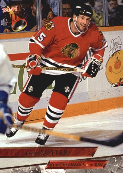 NHL 1993 / 94 Ultra - No 293 - Rich Sutter