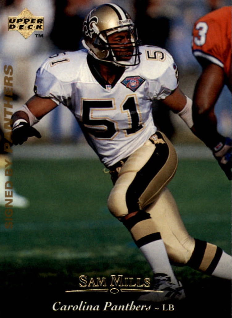 NFL 1995 Upper Deck - No 293 - Sam Mills