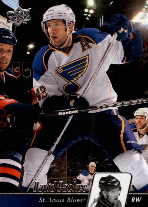 NHL 2010-11 Upper Deck - No 29 - David Backes