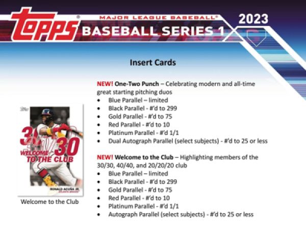 MLB 2023 Upper Deck Serie 1 Retail - Box