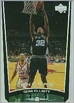 NBA 1998 / 99 Upper Deck Encore - No 74 - Sean Elliott