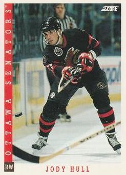 NHL 1993/94 Score Canadian - No 302 - Jody Hull
