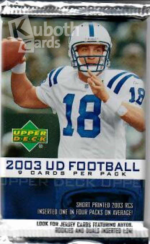NFL 2003 Upper Deck - Päckchen