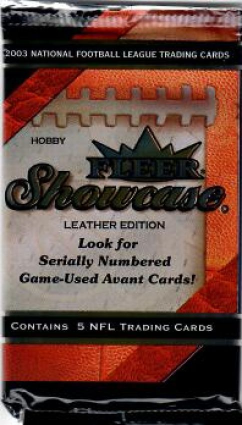 NFL 2003 Fleer Showcase - Leather Edition - Päckchen
