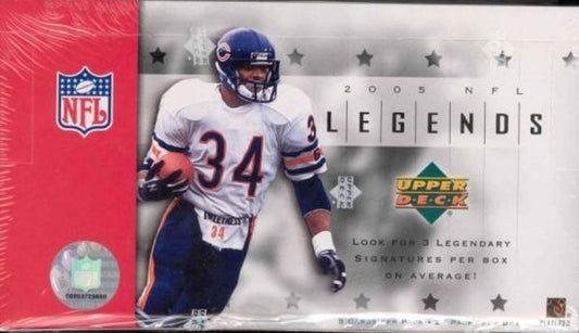 NFL 2005 Upper Deck Legends Hobby - Päckchen