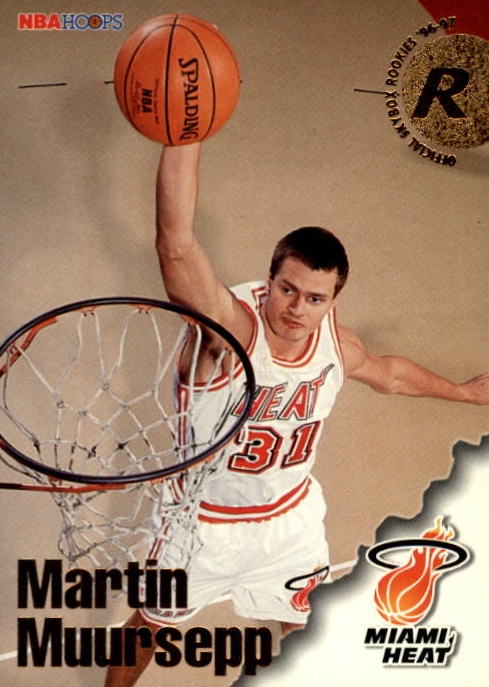 NBA 1996-97 Hoops - No. 303 - Martin Muursepp