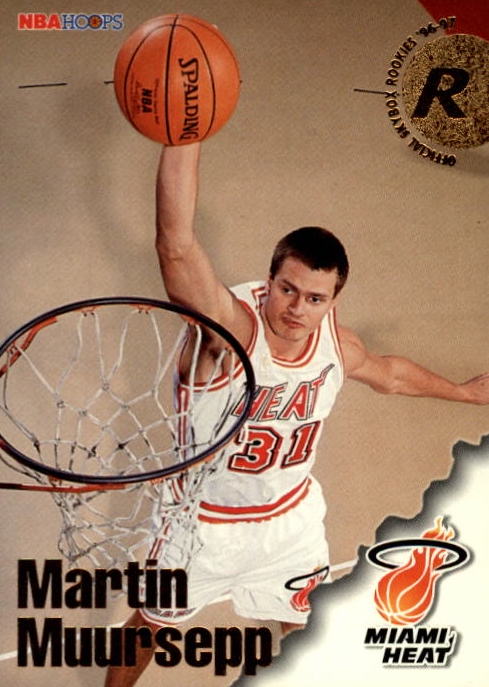 NBA 1996-97 Hoops - No 303 - Martin Muursepp