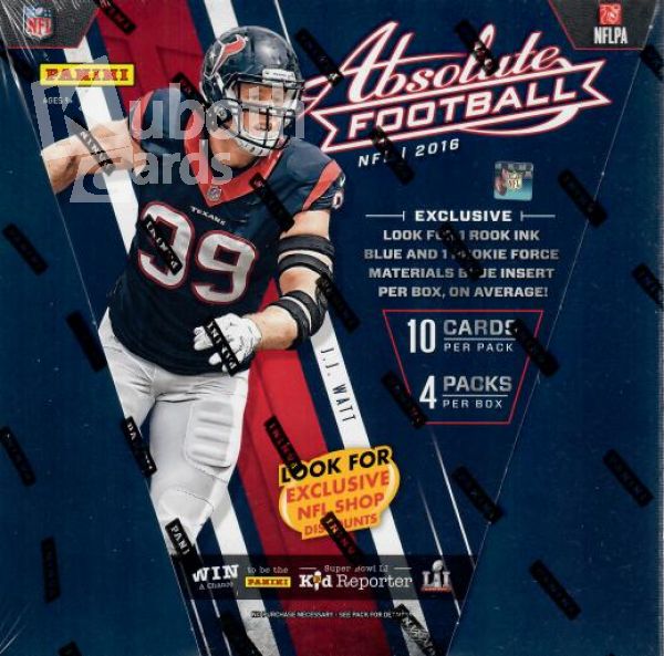 NFL 2016 Panini Absolute Premium Box
