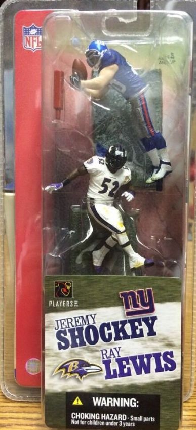 NFL 2004 McFarlane Mini-Figur Set - Serie 1 - Jeremy Shockey & Ray Lewis