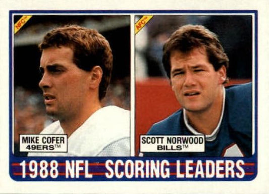 NFL 1989 Topps - No 220 - Mike Cofer / Scott Norwood