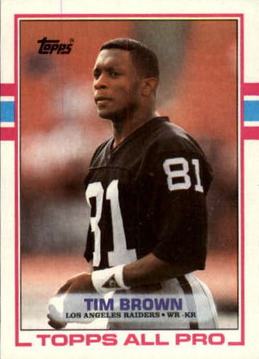 NFL 1989 Topps - No 265 - Tim Brown