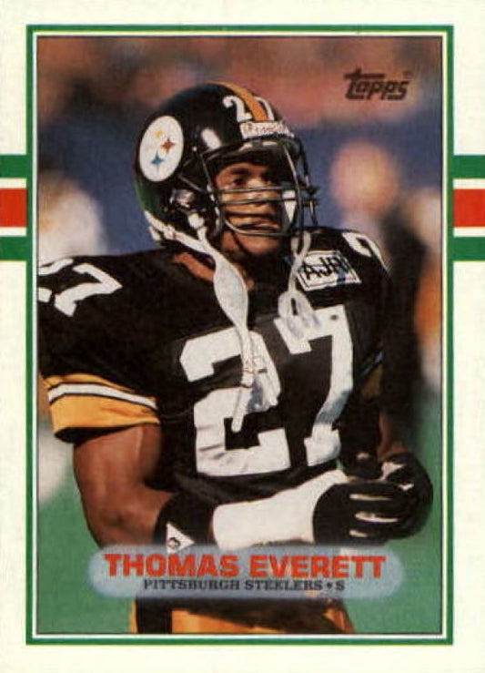 NFL 1989 Topps - No 322 - Thomas Everett