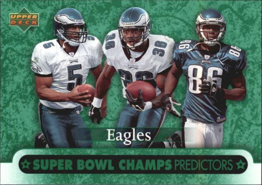 NFL 2007 Upper Deck Super Bowl Predictor - No SBP-24 - McNabb / Brown / Westbrook
