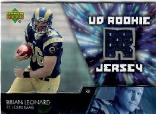 NFL 2007 Upper Deck Rookie Jersey - No UDRJ-BL - Brian Leonard