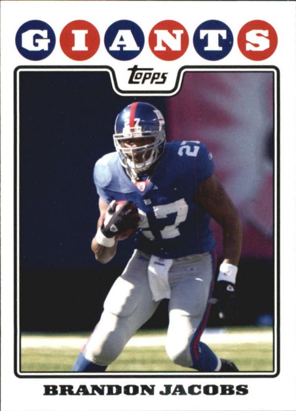 NFL 2008 Topps - No 83 - Brandon Jacobs