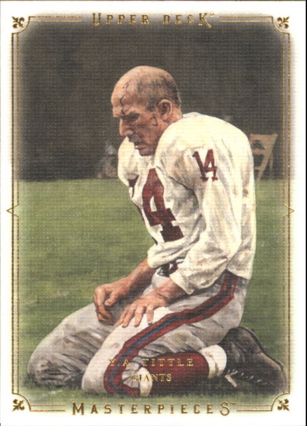 NFL 2008 UD Masterpieces - No 90 - YA Tittle